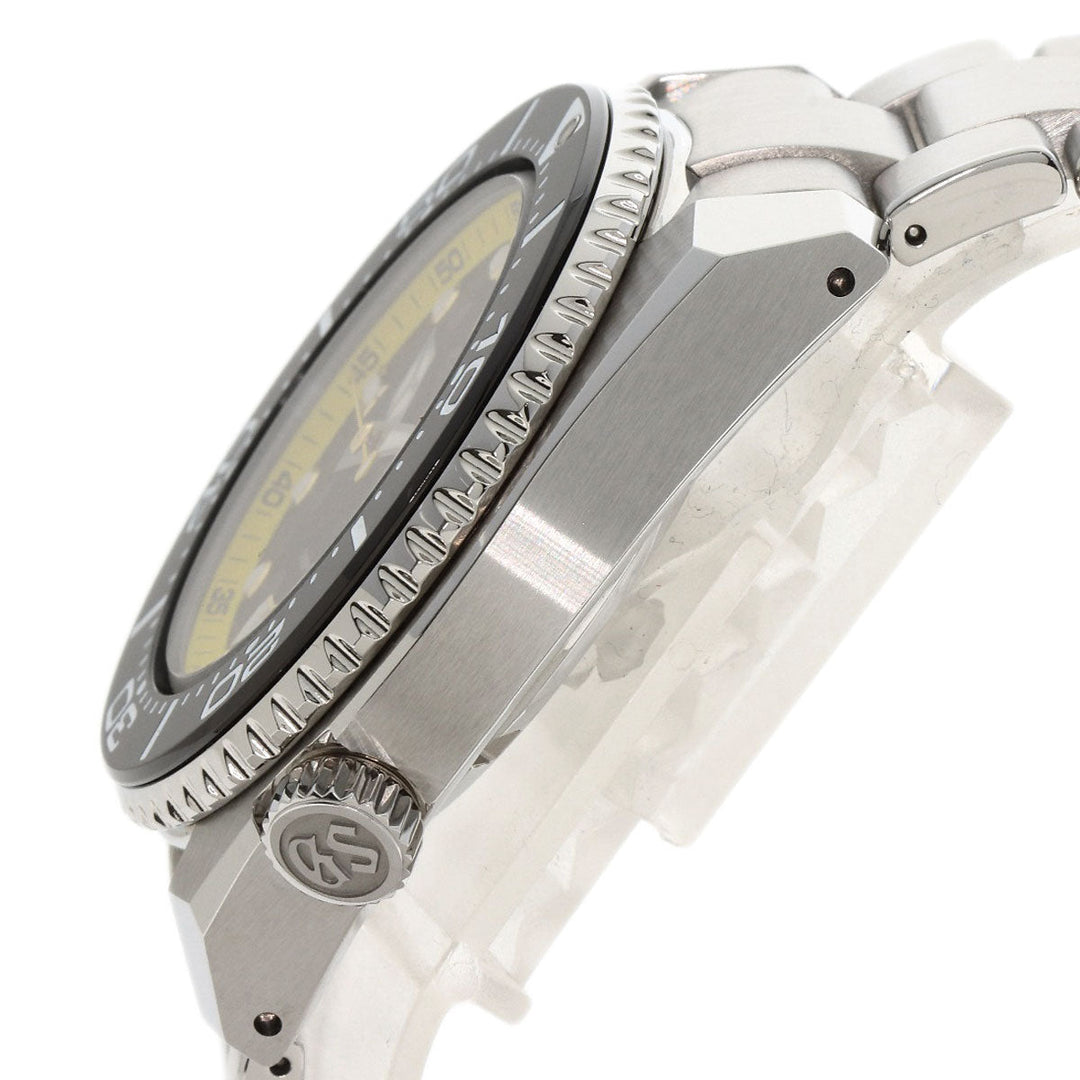 SEIKO Watches Quartz SBGX339 9F61-0AM0 Stainless Steel , Stainless Steel Silver Grand Seiko Sports Collection Limited to 800 pieces black dial mens Used Authentic