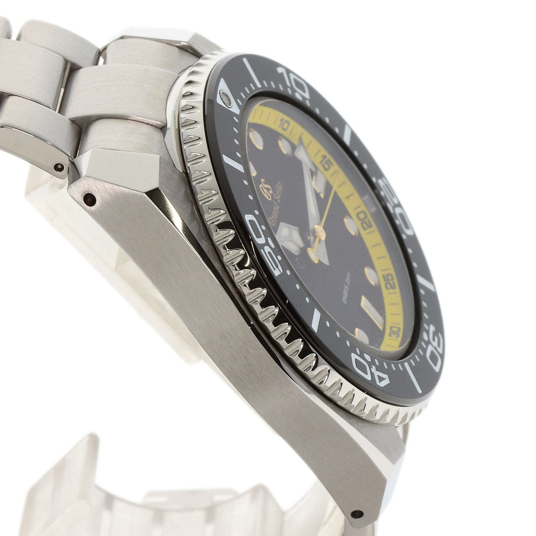 SEIKO Watches Quartz SBGX339 9F61-0AM0 Stainless Steel , Stainless Steel Silver Grand Seiko Sports Collection Limited to 800 pieces black dial mens Used Authentic