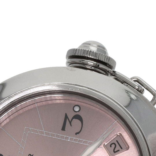 CARTIER Watches Mechanical Automatic W31075M7 Stainless Steel , Stainless Steel Silver Pasha C pink dial Boys Used Authentic