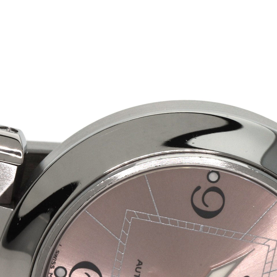 CARTIER Watches Mechanical Automatic W31075M7 Stainless Steel , Stainless Steel Silver Pasha C pink dial Boys Used Authentic