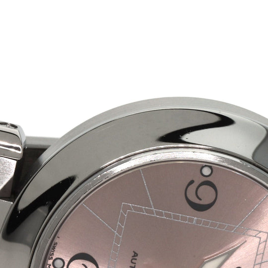 CARTIER Watches Mechanical Automatic W31075M7 Stainless Steel , Stainless Steel Silver Pasha C pink dial Boys Used Authentic