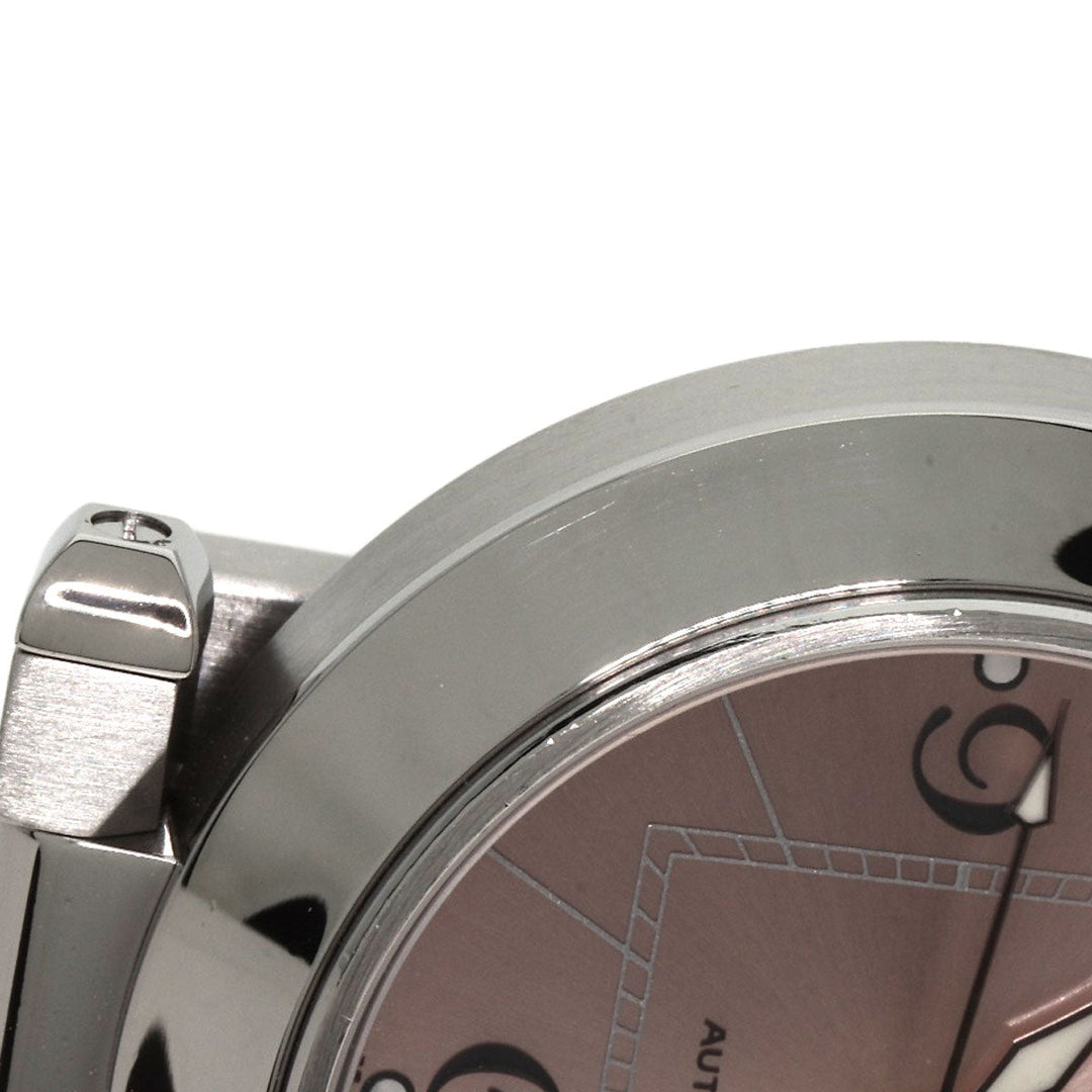 CARTIER Watches Mechanical Automatic W31075M7 Stainless Steel , Stainless Steel Silver Pasha C pink dial Boys Used Authentic