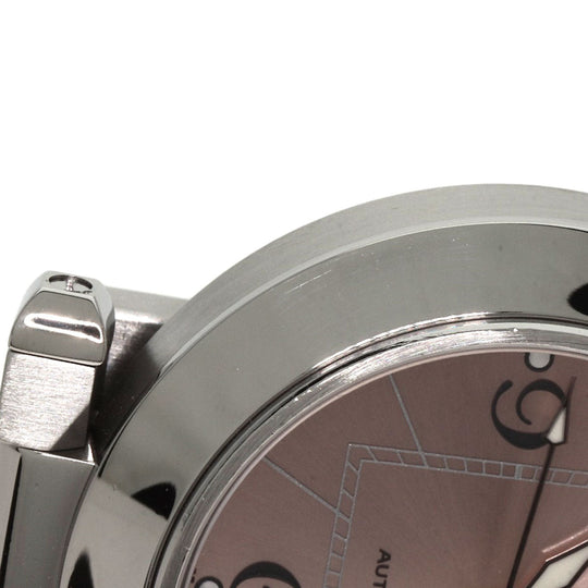 CARTIER Watches Mechanical Automatic W31075M7 Stainless Steel , Stainless Steel Silver Pasha C pink dial Boys Used Authentic
