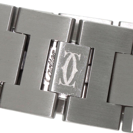 CARTIER Watches Mechanical Automatic W31075M7 Stainless Steel , Stainless Steel Silver Pasha C pink dial Boys Used Authentic