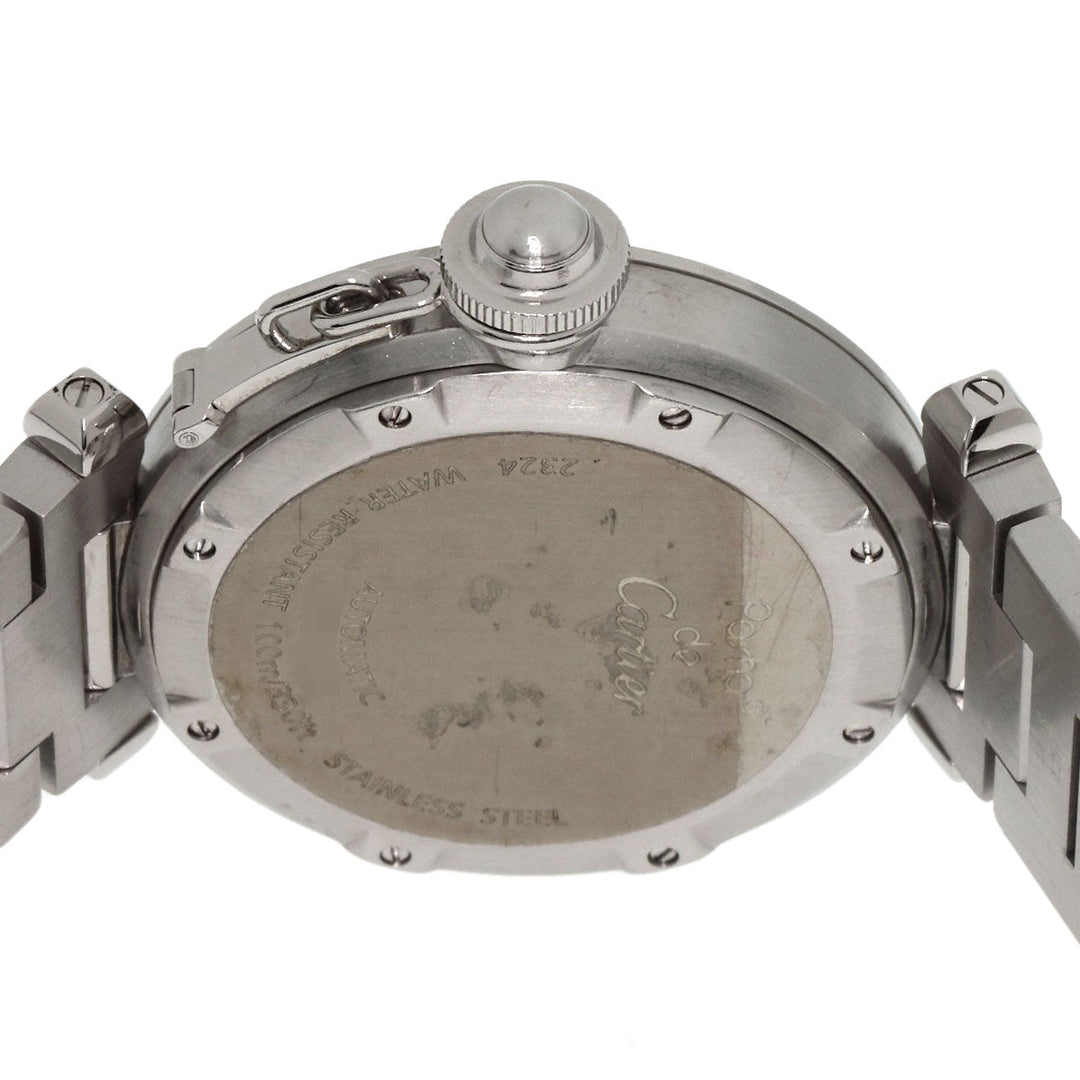 CARTIER Watches Mechanical Automatic W31075M7 Stainless Steel , Stainless Steel Silver Pasha C pink dial Boys Used Authentic