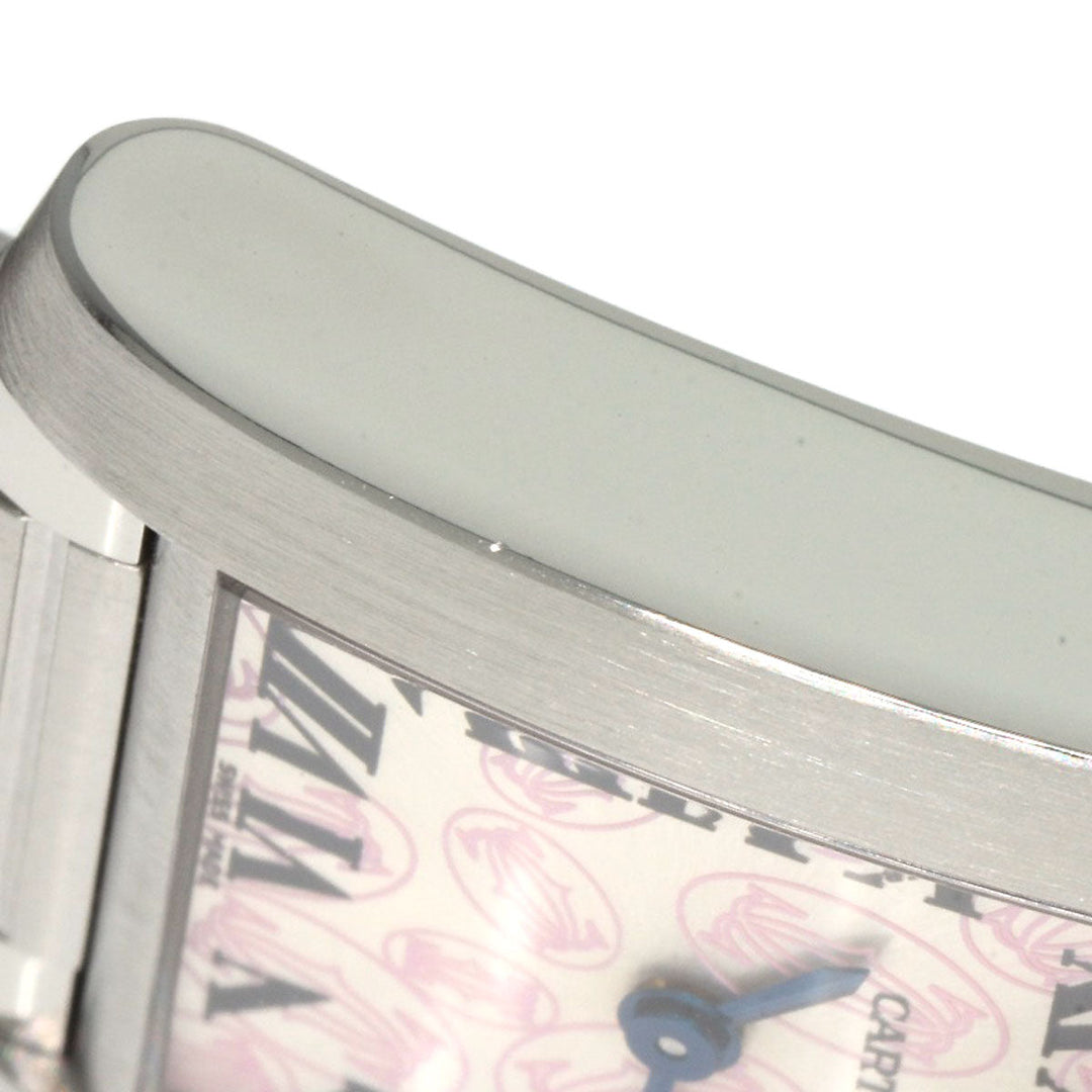 CARTIER Watches Quartz W51031Q3 Stainless Steel Silver Tank Francaise SM Christmas Limited Edition Silver dial