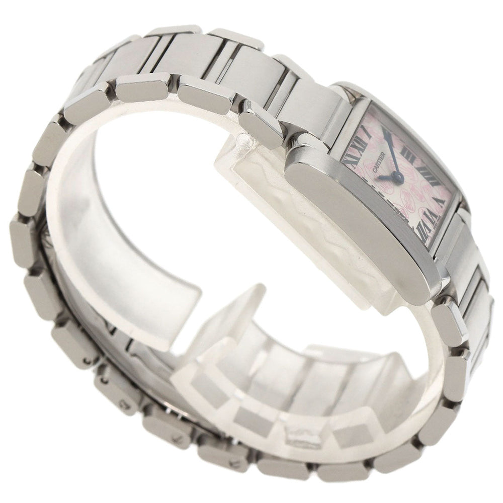 CARTIER Watches Quartz W51031Q3 Stainless Steel Silver Tank Francaise SM Christmas Limited Edition Silver dial