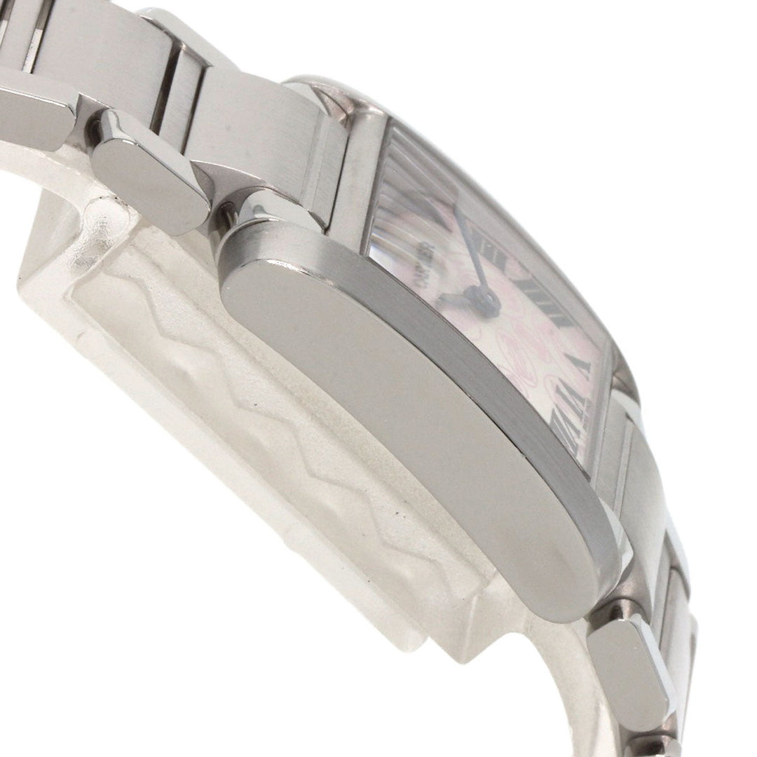 CARTIER Watches Quartz W51031Q3 Stainless Steel Silver Tank Francaise SM Christmas Limited Edition Silver dial