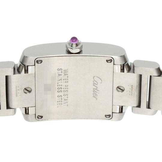 CARTIER Watches Quartz W51031Q3 Stainless Steel Silver Tank Francaise SM Christmas Limited Edition Silver dial