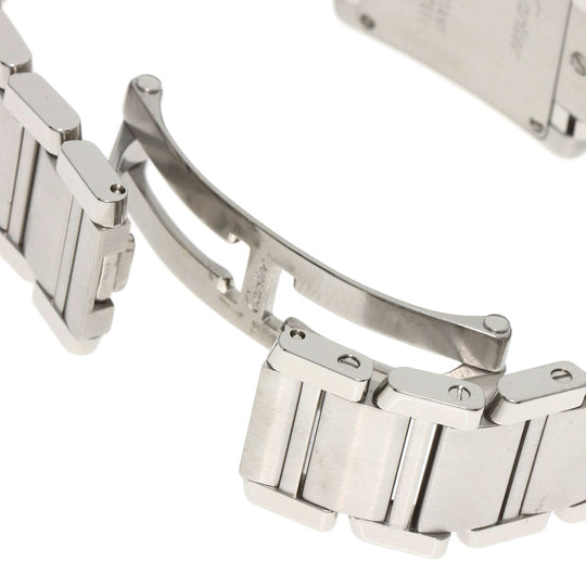 CARTIER Watches Quartz W51031Q3 Stainless Steel Silver Tank Francaise SM Christmas Limited Edition Silver dial