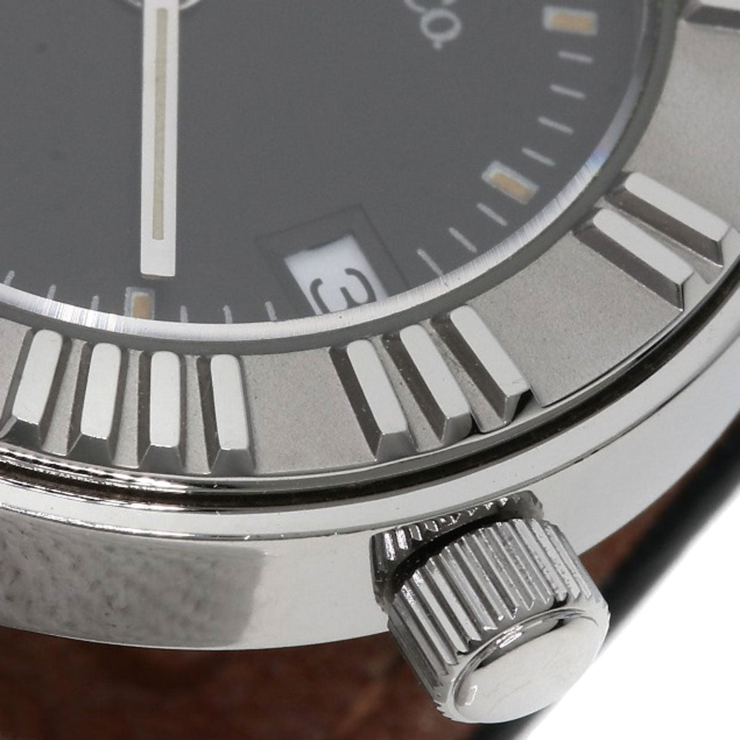 TIFFANY&Co. Watches Quartz Stainless Steel, Leather Silver Atlas gray dial Women Used Authentic