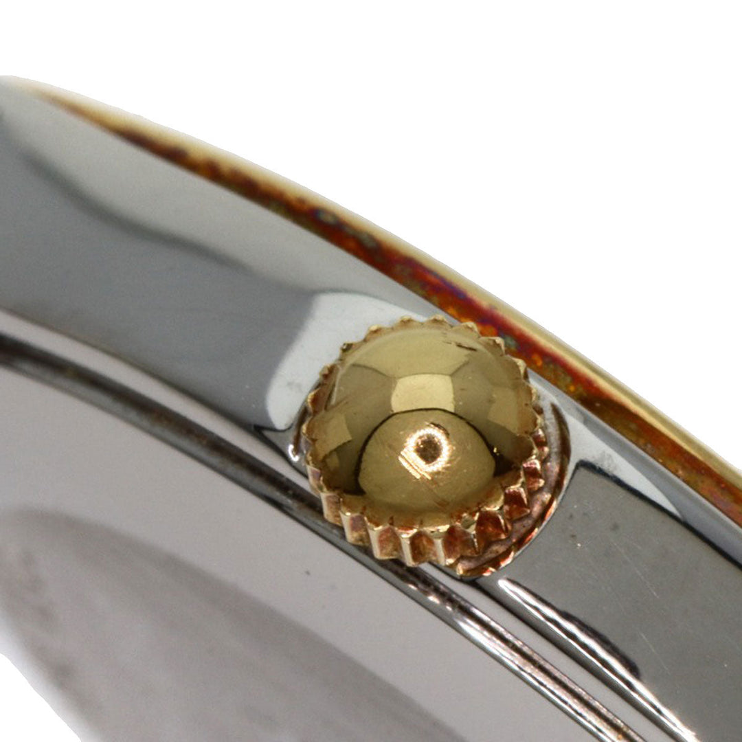 LONGINES Watches Quartz 7241 153 Stainless Steel, Leather, Gold Plated Silver Round face Silver dial Women Used Authentic