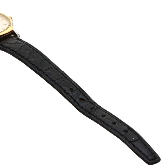 LONGINES Watches Quartz 7241 153 Stainless Steel, Leather, Gold Plated Silver Round face Silver dial Women Used Authentic