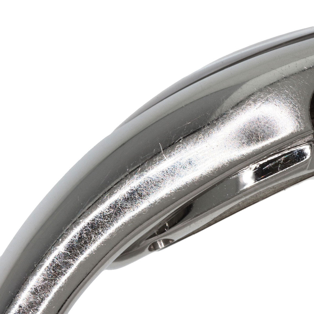 GUCCI Watches Quartz YA103526 Stainless Steel , Stainless Steel Silver Horsebit bangle white dial Women Used Authentic