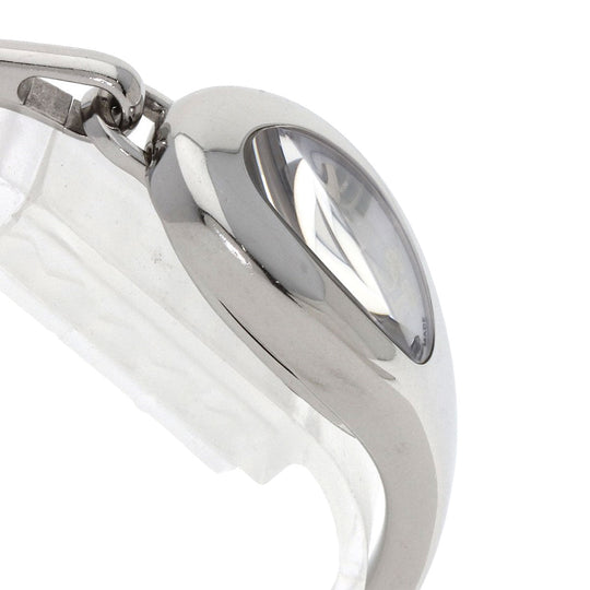 GUCCI Watches Quartz YA103526 Stainless Steel , Stainless Steel Silver Horsebit bangle white dial Women Used Authentic