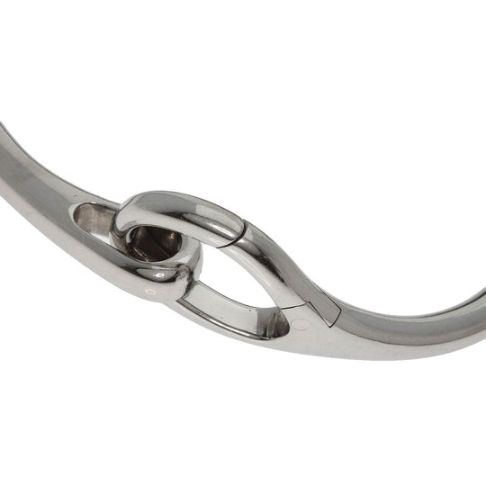 GUCCI Watches Quartz YA103526 Stainless Steel , Stainless Steel Silver Horsebit bangle white dial Women Used Authentic