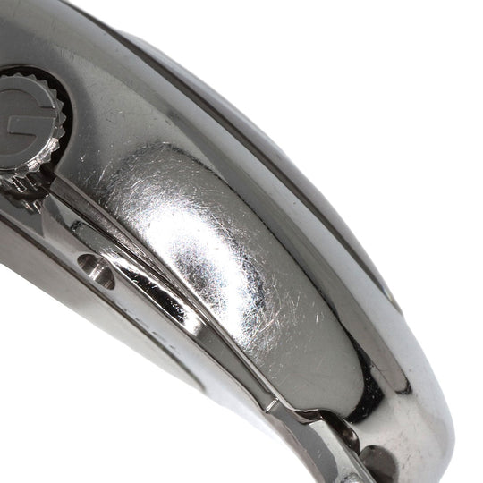 GUCCI Watches Quartz YA103526 Stainless Steel , Stainless Steel Silver Horsebit bangle white dial Women Used Authentic