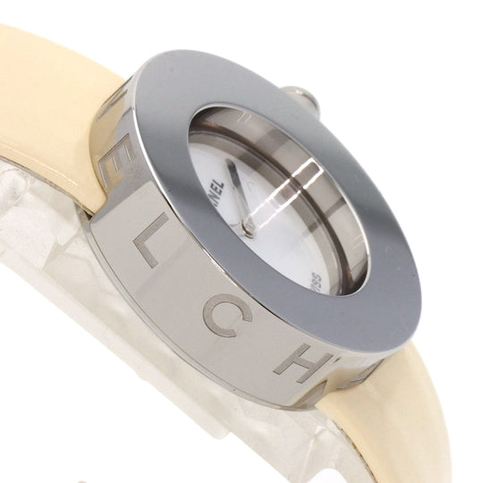 CHANEL Watches Quartz H0580 Stainless Steel, Leather Silver La Ronde white dial Women Used Authentic