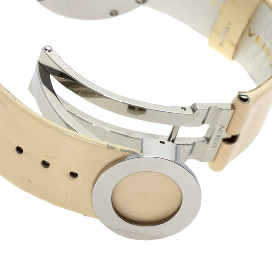 CHANEL Watches Quartz H0580 Stainless Steel, Leather Silver La Ronde white dial Women Used Authentic