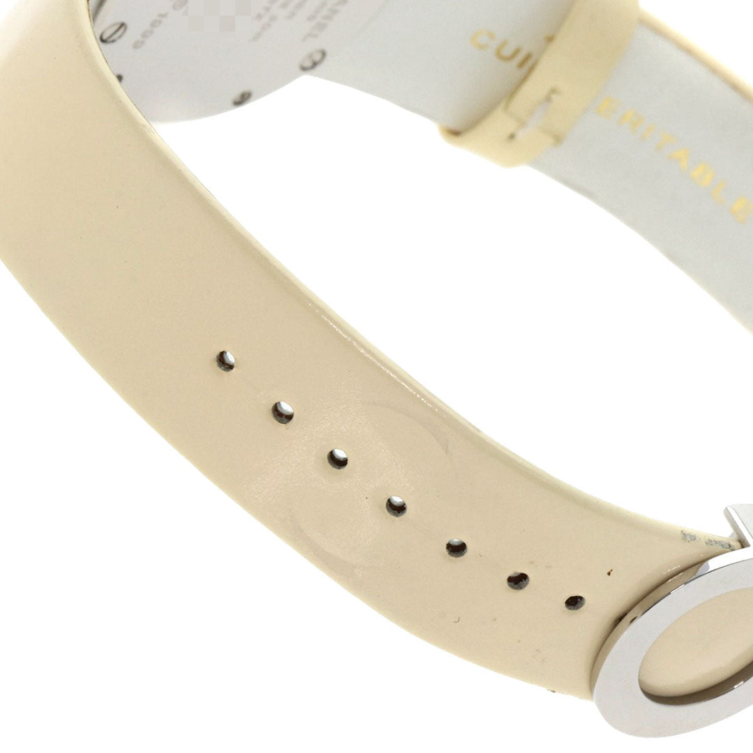 CHANEL Watches Quartz H0580 Stainless Steel, Leather Silver La Ronde white dial Women Used Authentic
