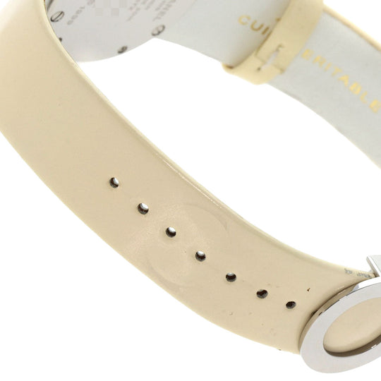 CHANEL Watches Quartz H0580 Stainless Steel, Leather Silver La Ronde white dial Women Used Authentic