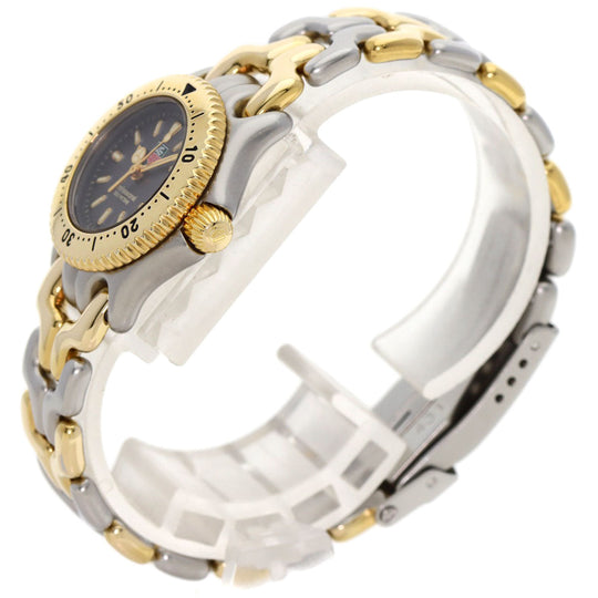 TAG HEUER Watches Quartz S95.208 Stainless Steel , SSxGP gold cell gray dial mens Used Authentic