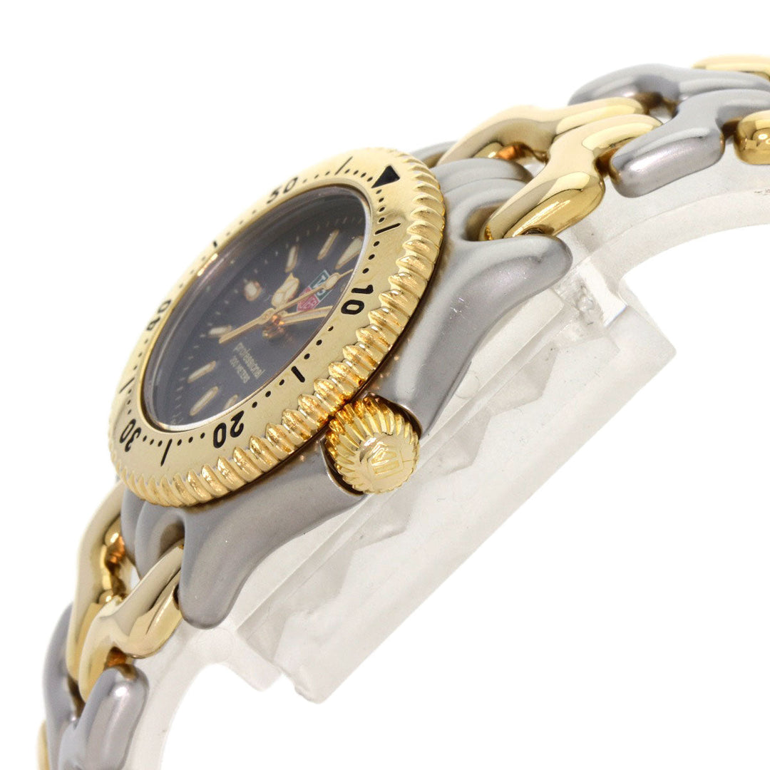 TAG HEUER Watches Quartz S95.208 Stainless Steel , SSxGP gold cell gray dial mens Used Authentic