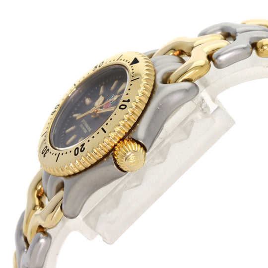 TAG HEUER Watches Quartz S95.208 Stainless Steel , SSxGP gold cell gray dial mens Used Authentic