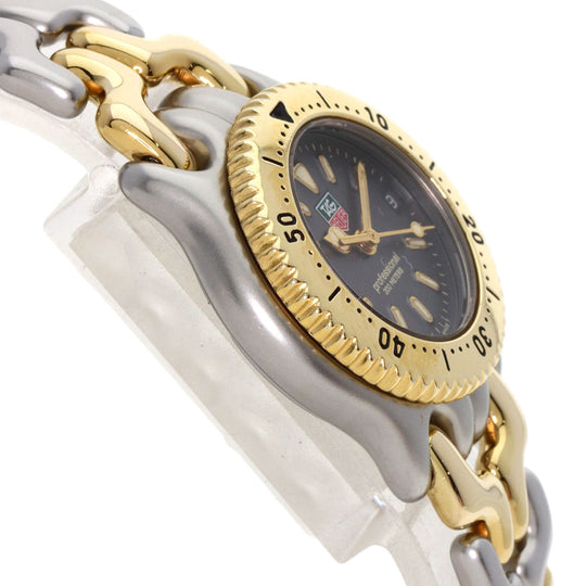 TAG HEUER Watches Quartz S95.208 Stainless Steel , SSxGP gold cell gray dial mens Used Authentic