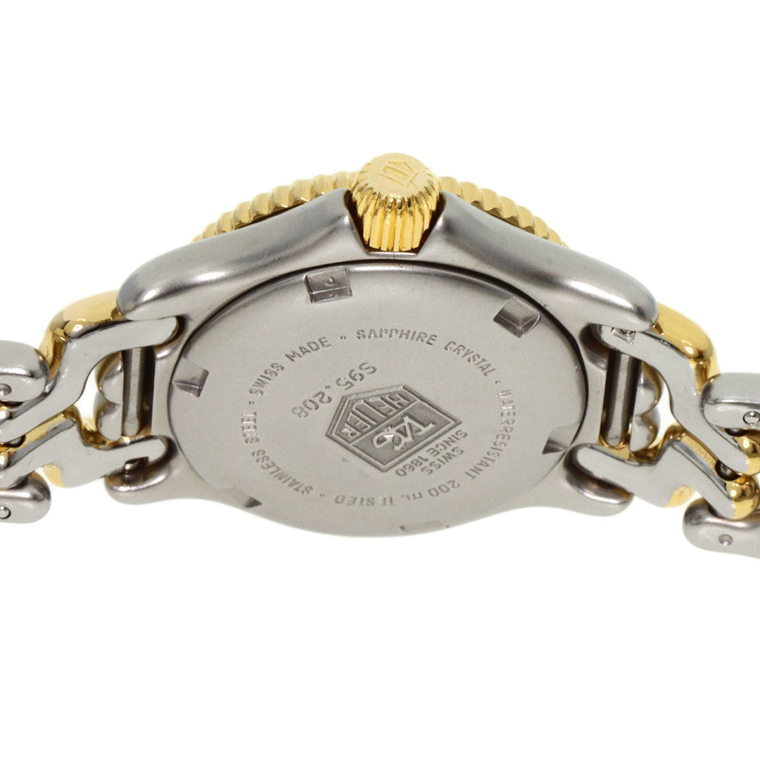 TAG HEUER Watches Quartz S95.208 Stainless Steel , SSxGP gold cell gray dial mens Used Authentic