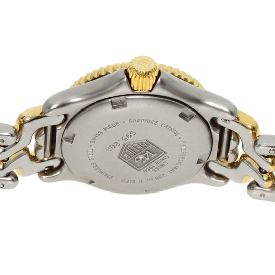 TAG HEUER Watches Quartz S95.208 Stainless Steel , SSxGP gold cell gray dial mens Used Authentic