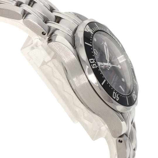 OMEGA Watches Quartz 212.30.28.61.01.001 Stainless Steel , Stainless Steel Silver Seamaster black dial Women Used Authentic
