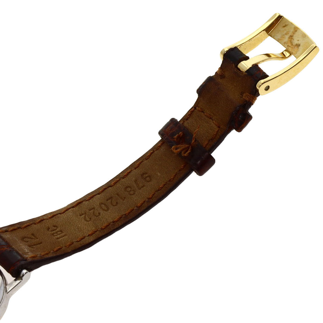 OMEGA Watches Quartz Stainless Steel, Leather gold De Ville gold dial Women Used Authentic