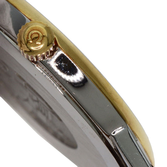 OMEGA Watches Quartz Stainless Steel, Leather gold De Ville gold dial Women Used Authentic