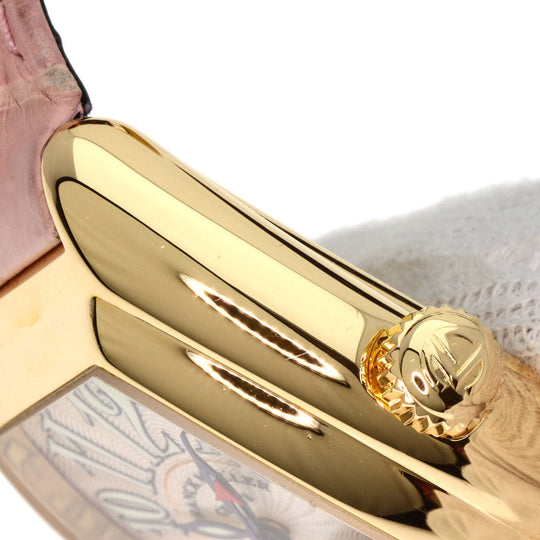 FRANCK MULLER Watches Mechanical Automatic 8005LSC K18YG, leather gold Conquistador gold dial Women Used Authentic