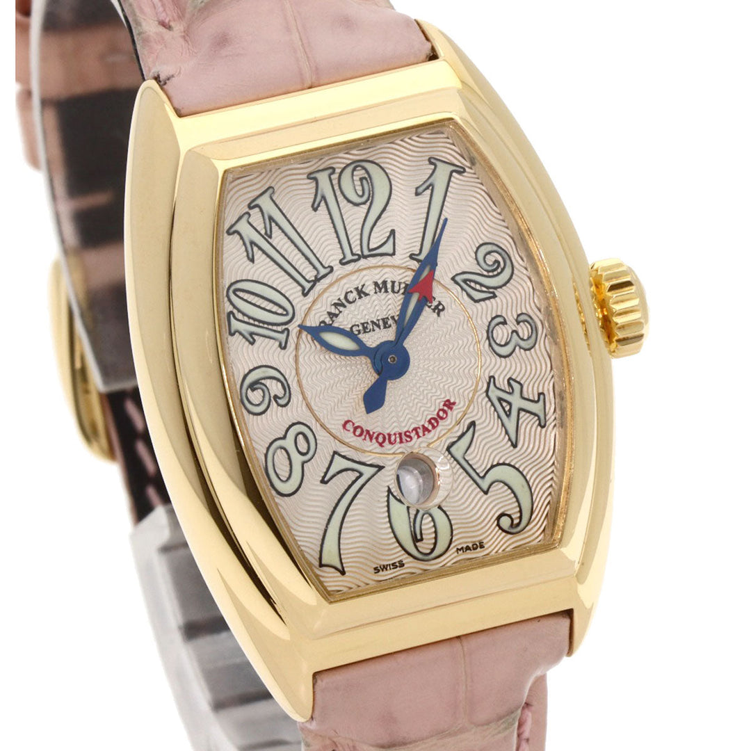 FRANCK MULLER Watches Mechanical Automatic 8005LSC K18YG, leather gold Conquistador gold dial Women Used Authentic