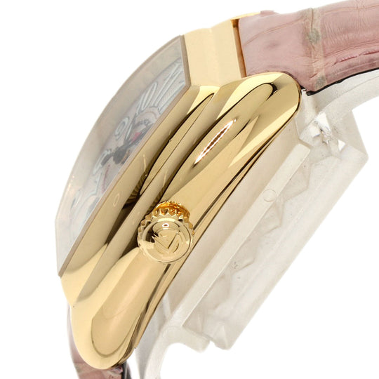 FRANCK MULLER Watches Mechanical Automatic 8005LSC K18YG, leather gold Conquistador gold dial Women Used Authentic