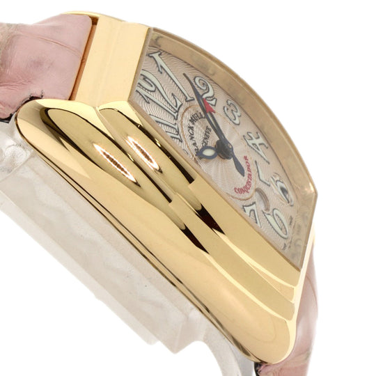 FRANCK MULLER Watches Mechanical Automatic 8005LSC K18YG, leather gold Conquistador gold dial Women Used Authentic