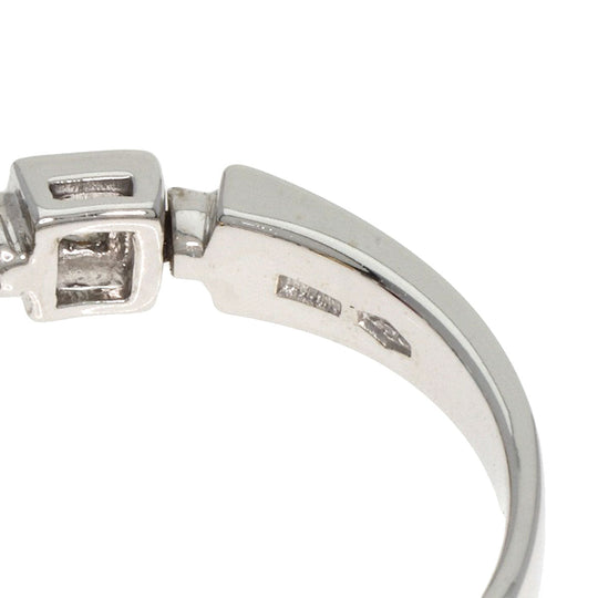 BVLGARI Ring K18WG Silver Allegra Citrine Blue Topaz Pink Sapphire