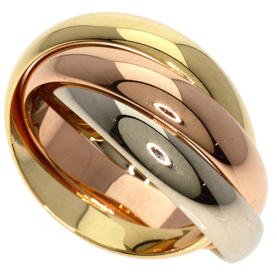 CARTIER Ring K18YG , K18PG , K18WG gold Trinity Women Used Authentic