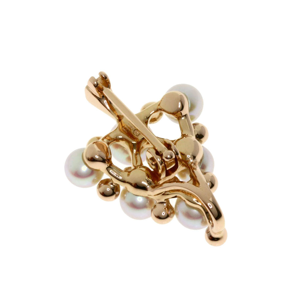 MIKIMOTO Pendant top 18K Pink Gold gold Tree Pearl Pendant Women Used Authentic