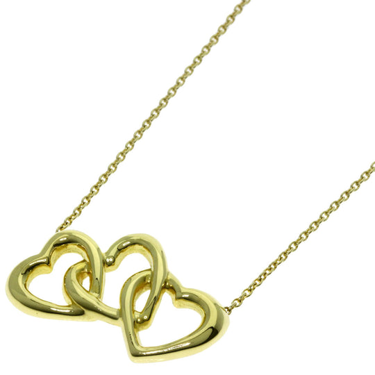 TIFFANY&Co. Necklace 18K Yellow Gold gold Triple heart Women Used Authentic