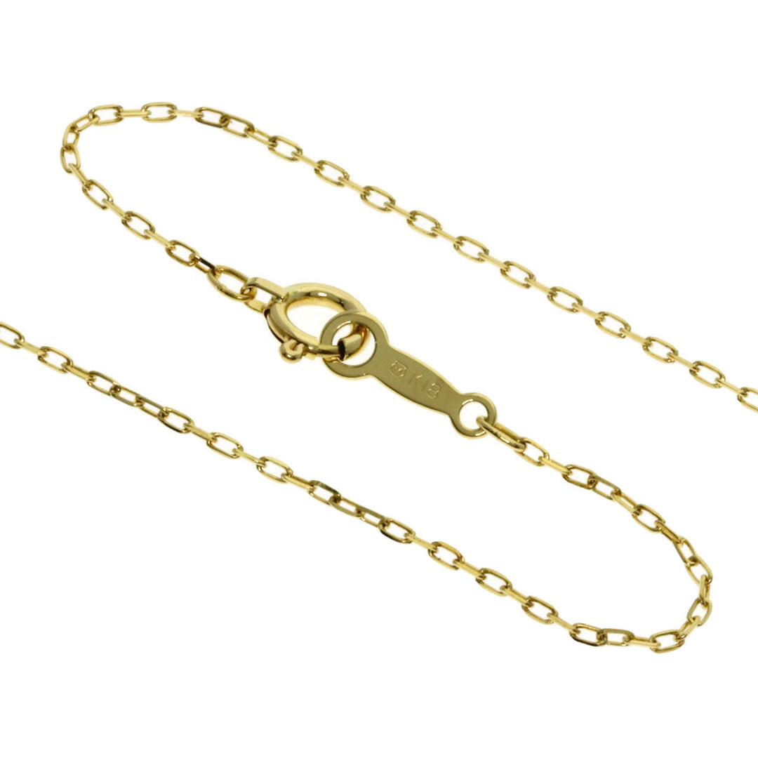 MIKIMOTO Necklace 18K Yellow Gold gold Pearl 1P Diamond