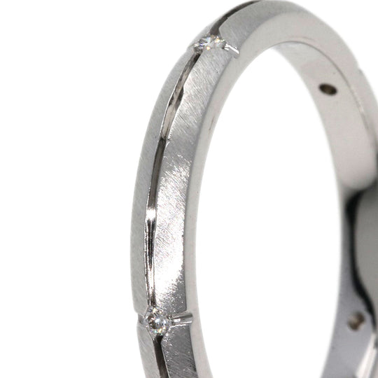 TIFFANY&Co. Ring K18WG Silver Streamerica Narrow 5P Diamond