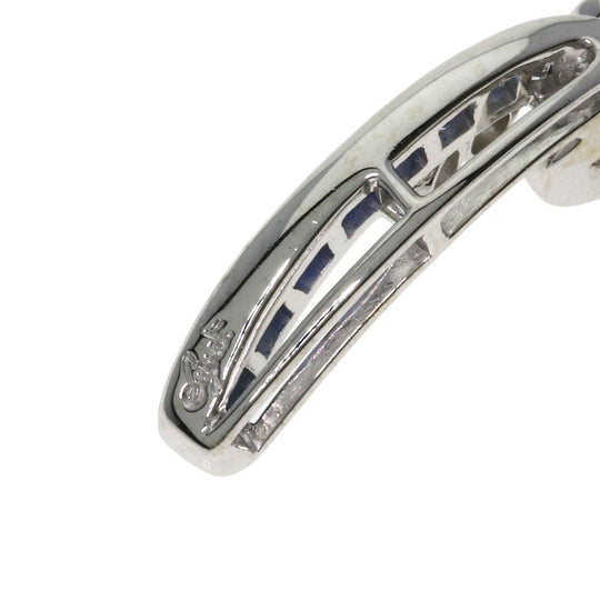 JUNE Necklace K18WG Silver Sapphire diamond