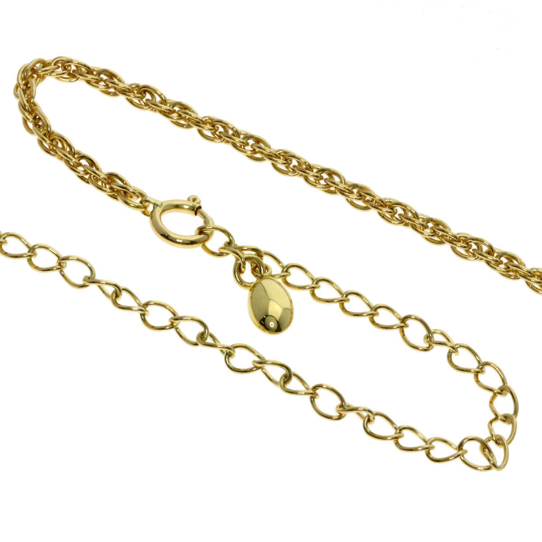 JUNE Necklace 18K Yellow Gold gold Sapphire diamond Women Used Authentic