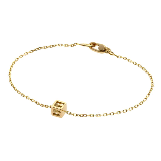 GUCCI bracelet 18K Yellow Gold gold G cube