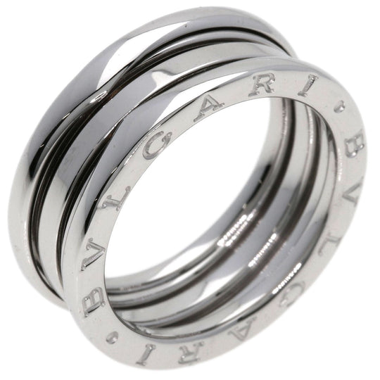 BVLGARI Ring K18WG Silver B-zero1 B-zero1 2 Band #58 Women Used Authentic