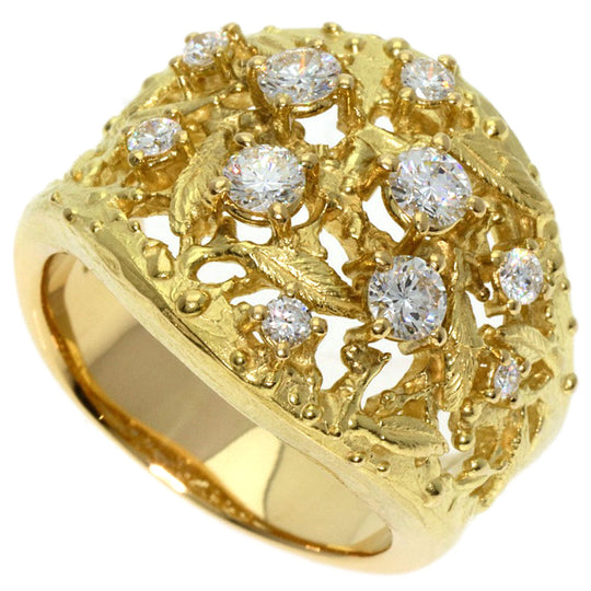 TASAKI Ring 18K Yellow Gold gold diamond Women Used Authentic