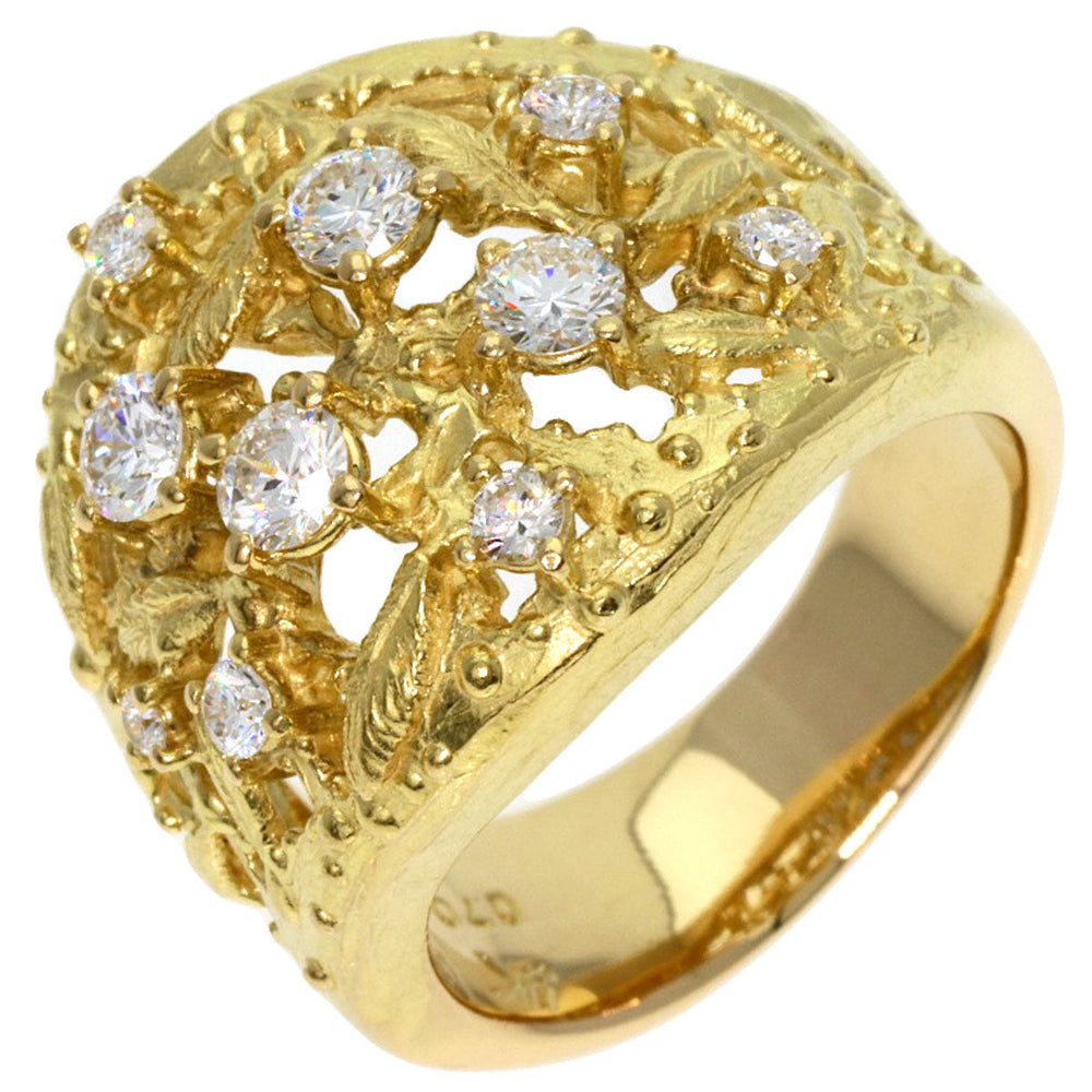 TASAKI Ring 18K Yellow Gold gold diamond Women Used Authentic